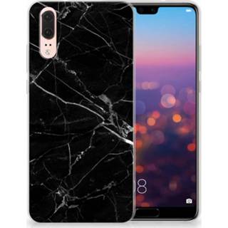 👉 Zwart marmer Huawei P20 Uniek TPU Hoesje 8718894468548