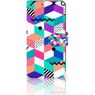 👉 Huawei Mate 10 Lite Boekhoesje Design Blocks Colorful 8718894476369