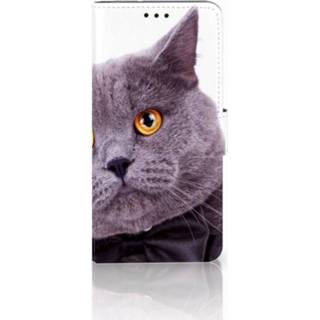 👉 Motorola Moto G6 Plus Uniek Boekhoesje Kat 8718894514672