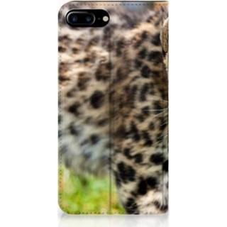 👉 Standcase baby's Apple iPhone 7 Plus | 8 Uniek Hoesje Baby Luipaard 8718894517031