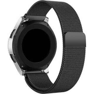 👉 Just in Case Milanees armband voor Samsung Galaxy Watch 42mm - Black voor Galaxy Watch 42mm