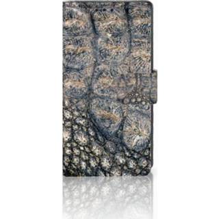 👉 Sony Xperia XA1 Uniek Boekhoesje Krokodillenprint 8718894529171