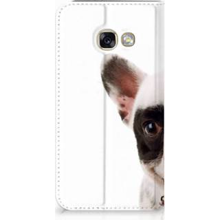👉 Standcase Samsung Galaxy A3 2017 Uniek Hoesje Franse Bulldog 8718894533611
