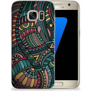 👉 Samsung Galaxy S7 TPU Hoesje Design Aztec 8718894572542