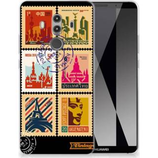 👉 Postzegel Huawei Mate 10 Pro Uniek TPU Hoesje Postzegels 8718894586433