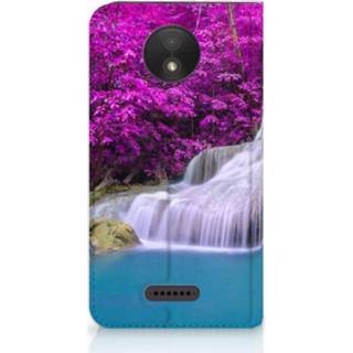 👉 Standcase Motorola Moto C Plus Uniek Hoesje Waterval 8718894591666