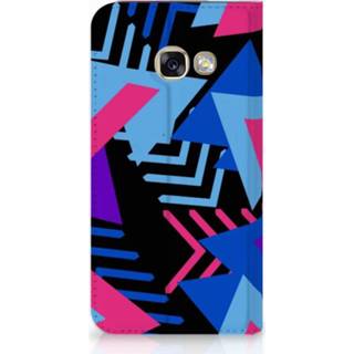 👉 Standcase Samsung Galaxy A3 2017 Hoesje Design Funky Triangle 8718894593561
