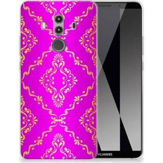 👉 Roze Huawei Mate 10 Pro Uniek TPU Hoesje Barok 8718894593783