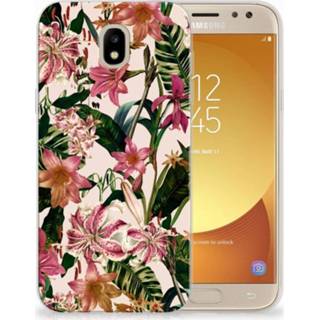 👉 Samsung Galaxy J5 2017 Uniek TPU Hoesje Flowers 8718894597262