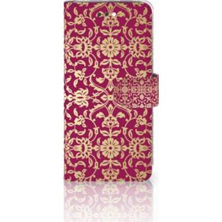 👉 Roze Apple iPhone 7 Plus | 8 Boekhoesje Design Barok Pink 8718894625026
