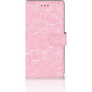 👉 Wit Samsung Galaxy Note 8 Boekhoesje Design White Flowers 8718894629383