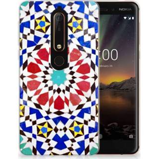 👉 Nokia 6 (2018) TPU Siliconen Hoesje Mozaïek