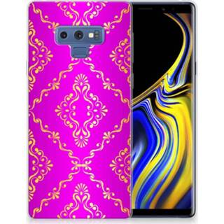 👉 Roze Samsung Galaxy Note 9 Uniek TPU Hoesje Barok 8718894671559