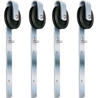 👉 Rollers voor poort met beugel 4 stuks 100 kg