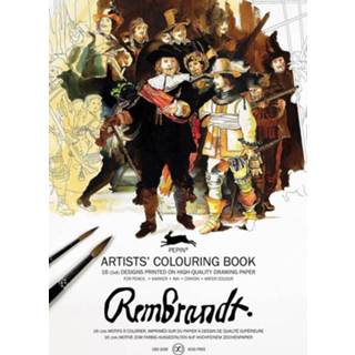👉 Rembrandt - Artists' Colouring Book 9789460098130