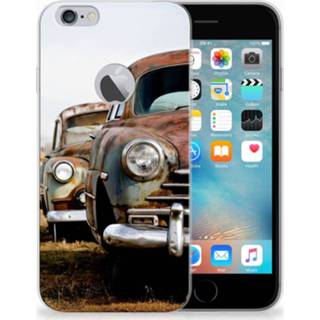 👉 Apple iPhone 6 Plus | 6s Uniek TPU Hoesje Vintage Auto 8718894685266