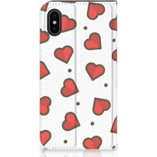 👉 Standcase x XS Apple iPhone | Hoesje Design Hearts 8718894801086