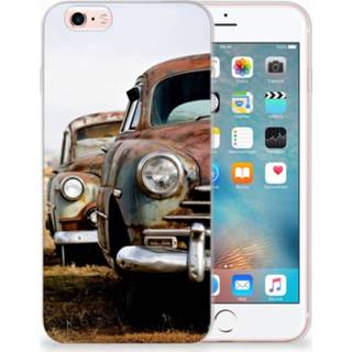 👉 Apple iPhone 6 | 6s Uniek TPU Hoesje Vintage Auto 8718894813461