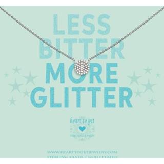 👉 Zilver active Heart to get N389CIZ18S Necklace circle zirkon less bitter, more glitter silver 8719214217020