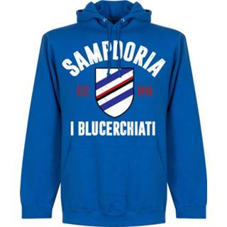 👉 Sweater blauw Sampdoria Established Hooded -