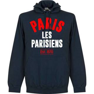 👉 Sweater Paris Saint Germain Established Hooded - Navy