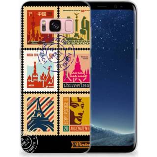 👉 Postzegel Samsung Galaxy S8 Uniek TPU Hoesje Postzegels 8718894878330