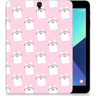 👉 Tablethoes Samsung Galaxy Tab S3 9.7 Uniek Tablethoesje Sleeping Cats 8718894897515