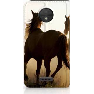 👉 Standcase Motorola Moto C Hoesje Design Cowboy 8718894897638