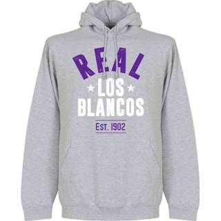 👉 Sweater grijs Real Madrid Established Hooded -