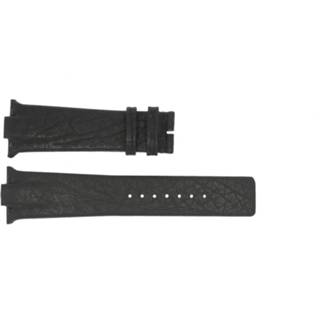 👉 Horlogeband zwart leder Boccia 3519-02 / 3519-03 28mm 8719217146075