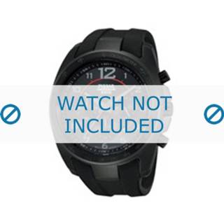 👉 Horlogeband zwart rubber onbekend PT3605X1 / VD53 X167 8719217125148
