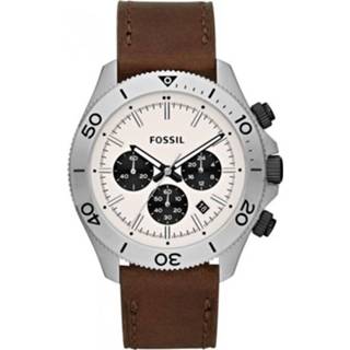 👉 Horlogeband bruin leder onbekend cognac Fossil CH2886 + stiksel 8719217123960