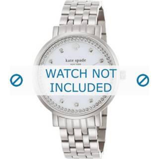 👉 Horlogeband staal zilver onbekend Kate Spade New York 1YRU0820 / MONTEREY 8719217115026