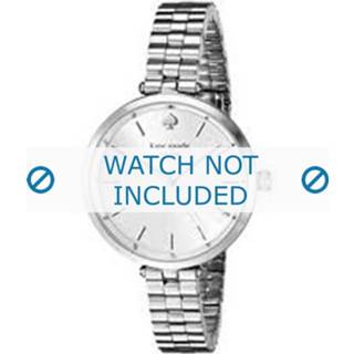 👉 Horlogeband staal zilver Kate Spade New York 1YRU0859 / Holland