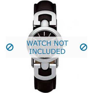 👉 DKNY horlogeband NY4951 Leder Zwart 15mm + zwart stiksel