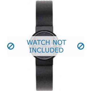👉 Horlogeband zwart rubber Jacob Jensen 413Rubber 17mm 8719217108080
