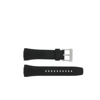 👉 Horlogeband zwart rubber Seiko 4LJ7MBR 26mm 8719217013735