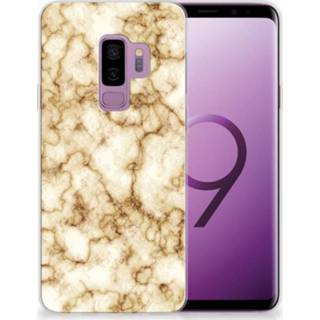 👉 Marmer goud Samsung Galaxy S9 Plus Uniek TPU Hoesje 8718894905739