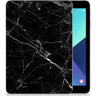 👉 Tablethoes zwart marmer Samsung Galaxy Tab S3 9.7 Uniek Tablethoesje 8718894908761