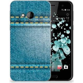 Spijkerbroek HTC U Play TPU Hoesje Design Jeans 8718894929643