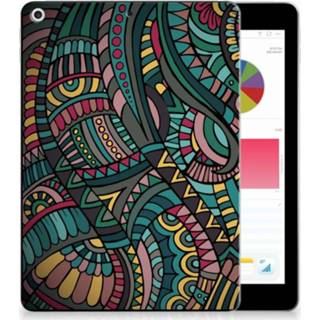 👉 Tablethoes Apple iPad 9.7 2018 | 2017 Tablethoesje Design Aztec 8718894964866