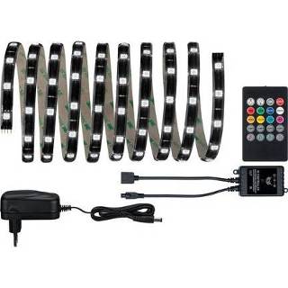 👉 Ledstrip Paulmann LED-strip complete set met stekker 12 V 300 cm RGB Lights and Sound Comfort 70956 4000870709566