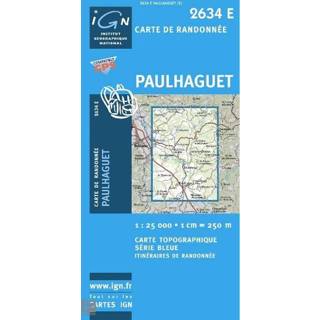 👉 Wegen kaart Paulhaguet Wegenkaart 9782758525691