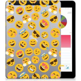 👉 Tablethoes Apple iPad 9.7 2018 | 2017 Tablethoesje Design Emoji 8718894971178