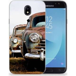 👉 Samsung Galaxy J7 2017 | Pro Uniek TPU Hoesje Vintage Auto 8718894974636