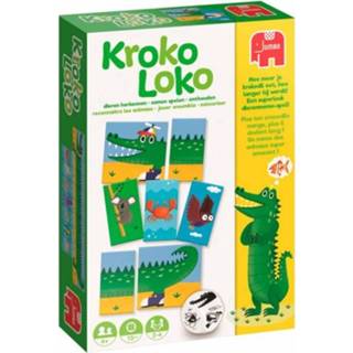 👉 Karton junior multicolor Jumbo Kroko Loko memory 19 cm 8710126197059