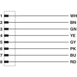 👉 Phoenix Contact 1404182 Sensor-/actor connector, geassembleerd 1.50 m Aantal polen: 8 1 stuks 4046356680950
