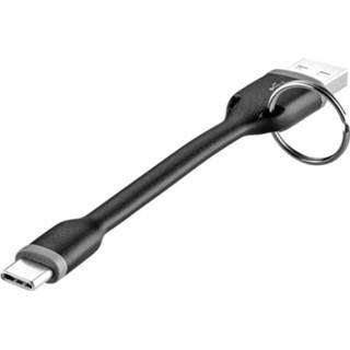 👉 Zwart USB 2.0 Aansluitkabel Renkforce [1x USB-A stekker - 1x USB-C stekker] 0.10 m 4053199556380