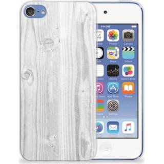 👉 Wit Apple iPod Touch 5 | 6 TPU Hoesje Design White Wood 8718894794104