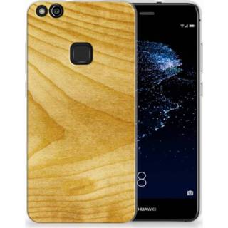 Hout Huawei P10 Lite Uniek TPU Hoesje Licht 8718894698266